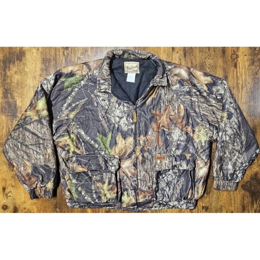 Vintage Woolrich Men's Extra‎ Large Outdoor Guide Collection Mossy Oak Jacket